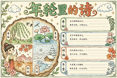 年轮里的诗彩绘