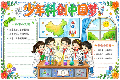 少年科创中国梦彩绘