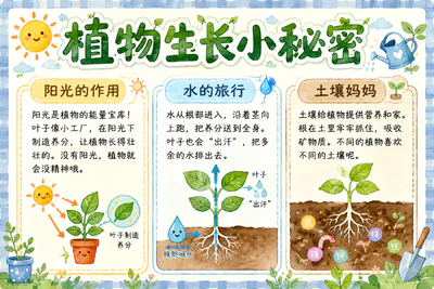 植物生长小秘密彩绘