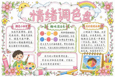 情绪调色盘彩绘