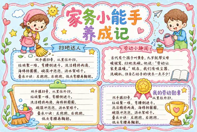 家务小能手养成记彩绘