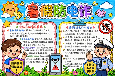 ️ 我是防骗小能手彩绘