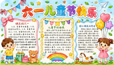 六一，我们的节日！彩绘