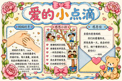 爱的小点滴彩绘
