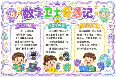 数字卫士奇遇记彩绘