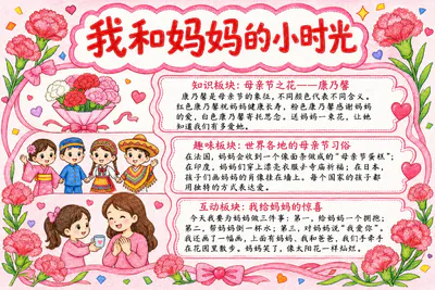 我和妈妈的小时光彩绘