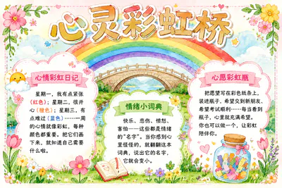 心灵彩虹桥彩绘