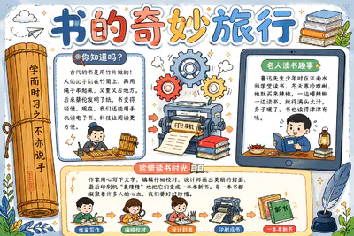 书的奇妙旅行彩绘