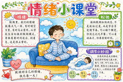情绪小课堂彩绘