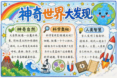 神奇世界大发现彩绘