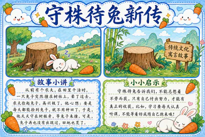 守株待兔新传彩绘