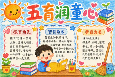 五育润童心彩绘
