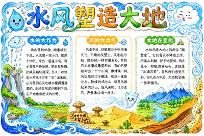 水风塑造大地彩绘
