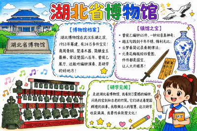 走进湖北博物馆彩绘