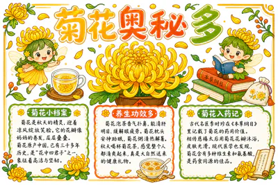 菊花奥秘多彩绘