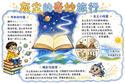 灰尘的奇妙旅行彩绘
