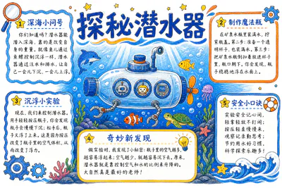探秘潜水器彩绘