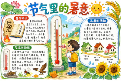 节气里的暑意彩绘