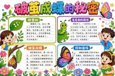 破茧成蝶的秘密彩绘