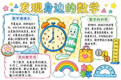 发现身边的数学彩绘