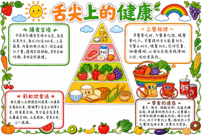舌尖上的健康彩绘