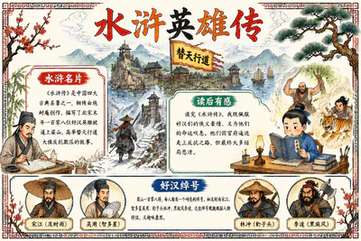 水浒英雄传彩绘