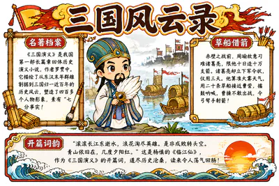 三国风云录彩绘