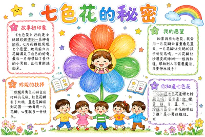七色花的秘密彩绘