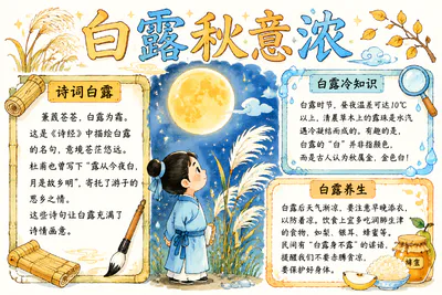 白露·秋意浓彩绘