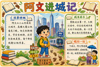 阿文进城记彩绘