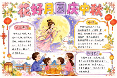 花好月圆庆中秋彩绘