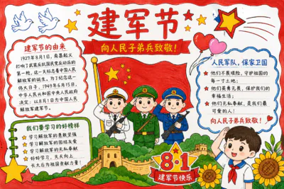 八一建军节 致敬人民子弟兵彩绘