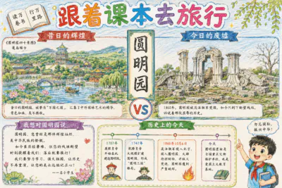 跟着课本去旅行 圆明园彩绘
