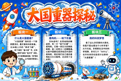 大国重器探秘彩绘