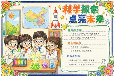 科学探索 点亮未来彩绘