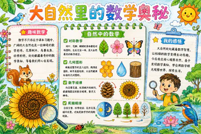 大自然里的数学奥秘彩绘