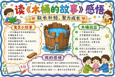木桶的故事 读后感彩绘