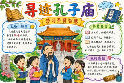 寻迹孔子庙彩绘