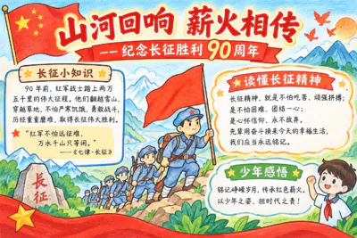 山河回响 薪火相传 长征精神彩绘